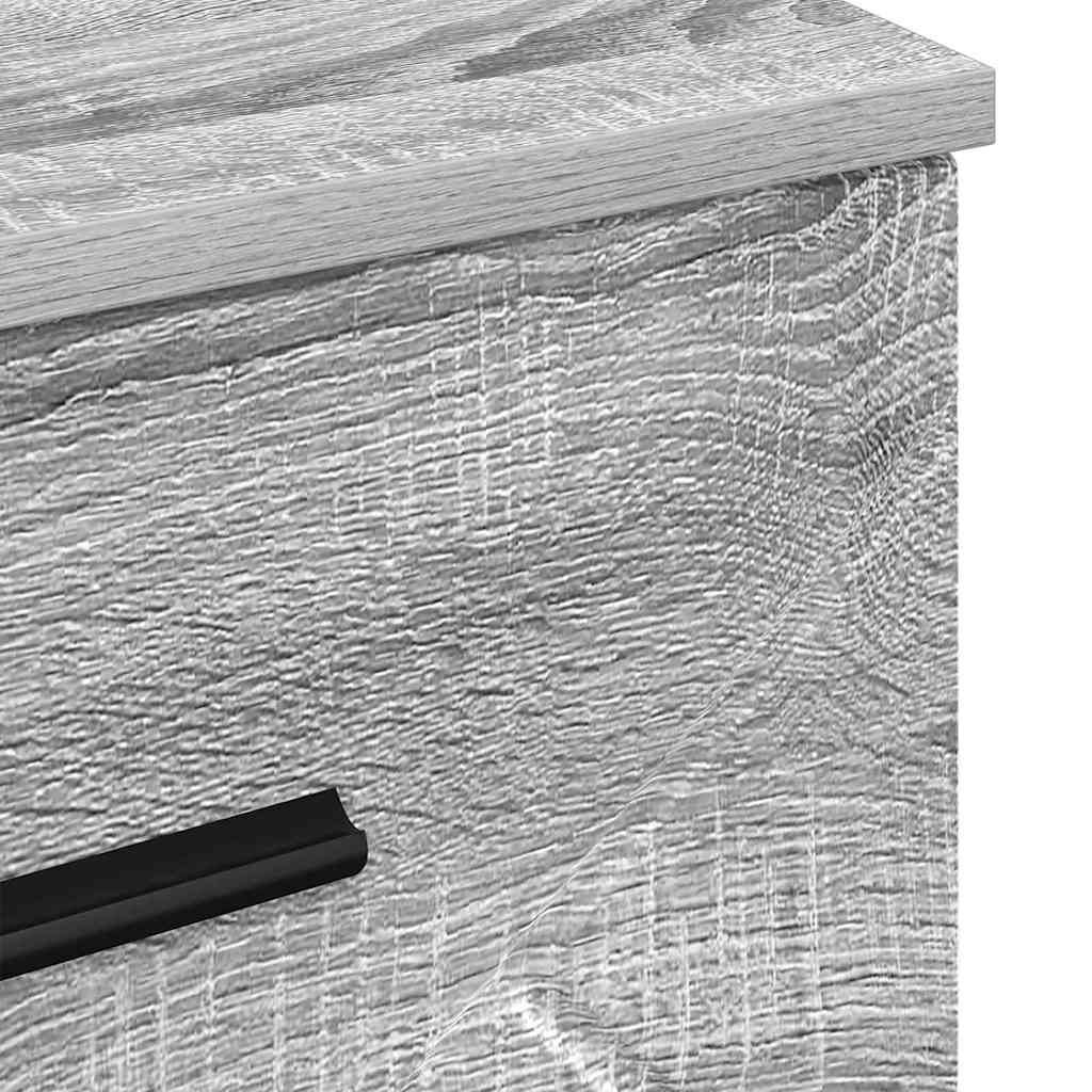 Nachttisch Grau Sonoma 38 x 38 x 66 cm Holzwerkstoff