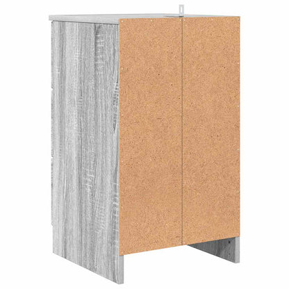 Nachttisch Grau Sonoma 38 x 38 x 66 cm Holzwerkstoff