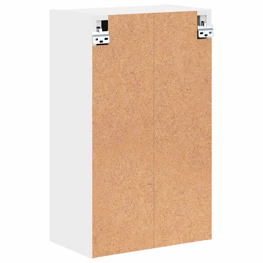 Badezimmer Schrank mit Tür Weiß 39 x 23,5 x 65 cm Holzwerkstoff