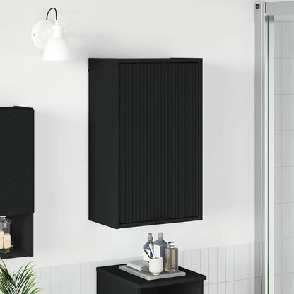 Badezimmer Schrank Schwarz 39 x 23,5 x 65 cm Holzwerkstoff
