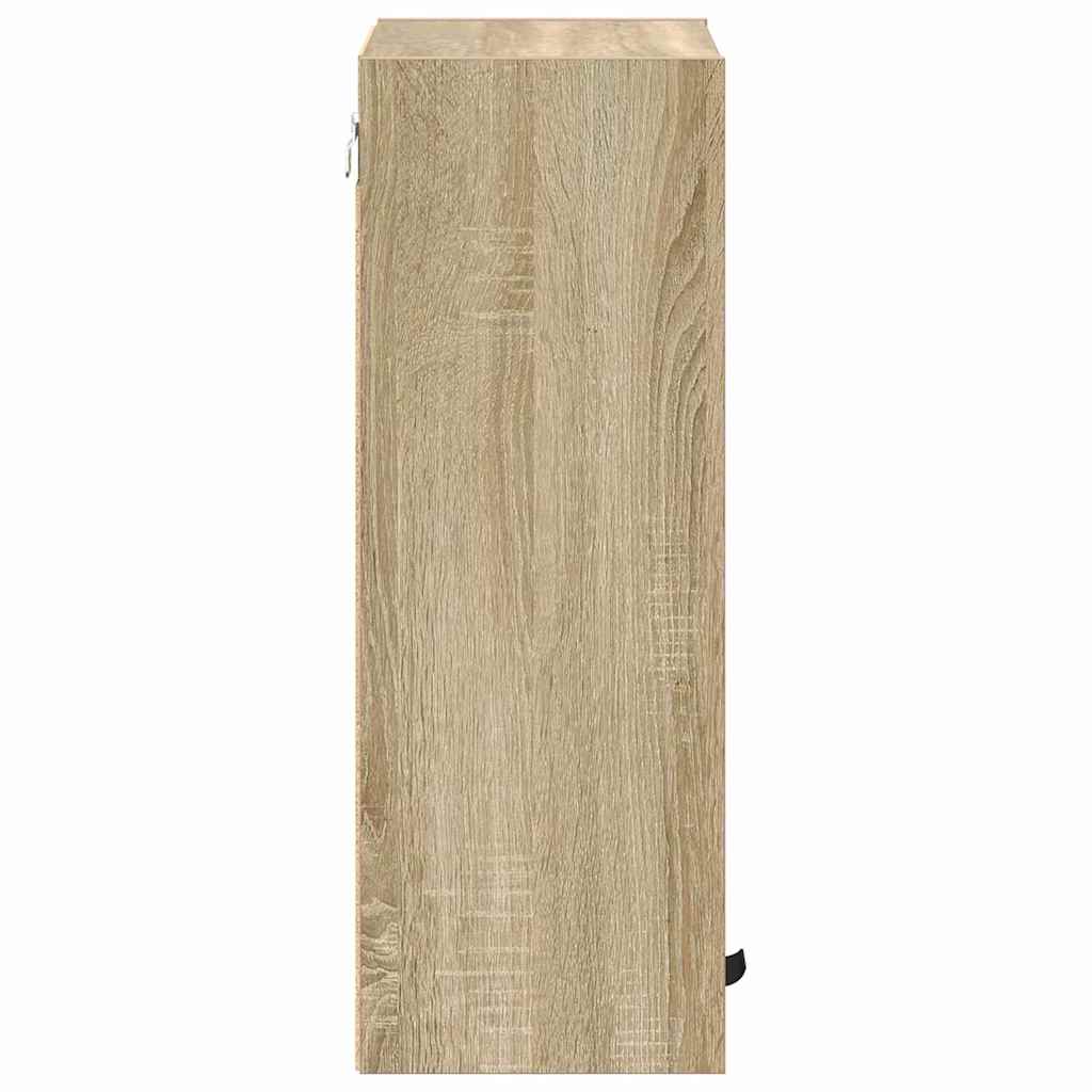 Badezimmer Schrank Sonoma-Eiche 39 x 23,5 x 65 cm Holzwerkstoff