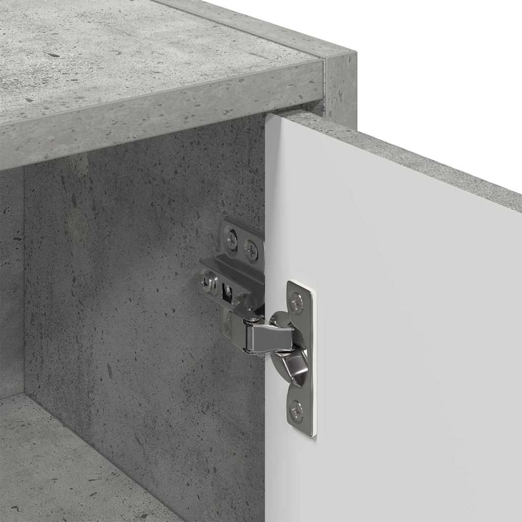 Badezimmer Schrank Betongrau 39 x 23,5 x 65 cm Holzwerkstoff
