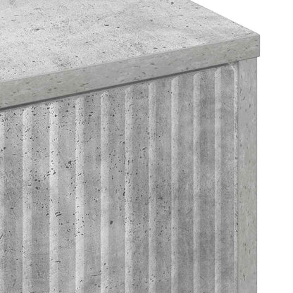 Badezimmer Schrank Betongrau 39 x 23,5 x 65 cm Holzwerkstoff