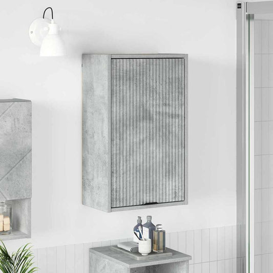 Badezimmer Schrank Betongrau 39 x 23,5 x 65 cm Holzwerkstoff