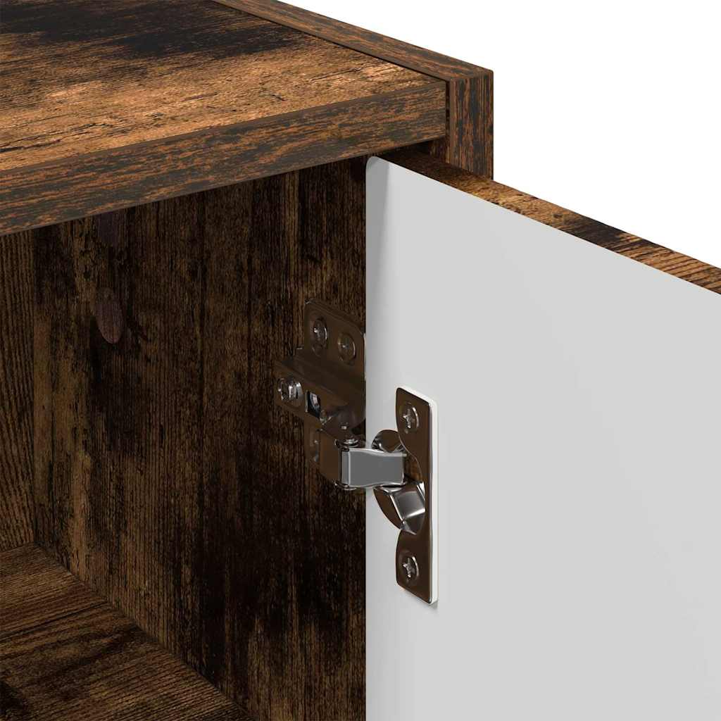 Badezimmer Schrank Räuchereiche 39 x 23,5 x 65 cm Holzwerkstoff