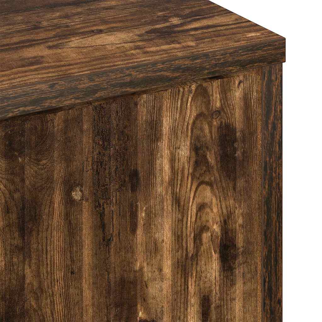 Badezimmer Schrank Räuchereiche 39 x 23,5 x 65 cm Holzwerkstoff