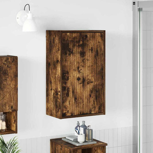 Badezimmer Schrank Räuchereiche 39 x 23,5 x 65 cm Holzwerkstoff