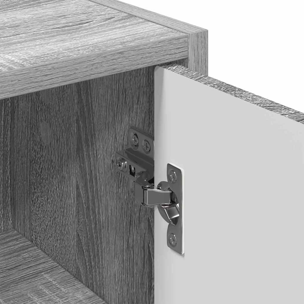 Badezimmer Schrank Grau Sonoma 39 x 23,5 x 65 cm Holzwerkstoff