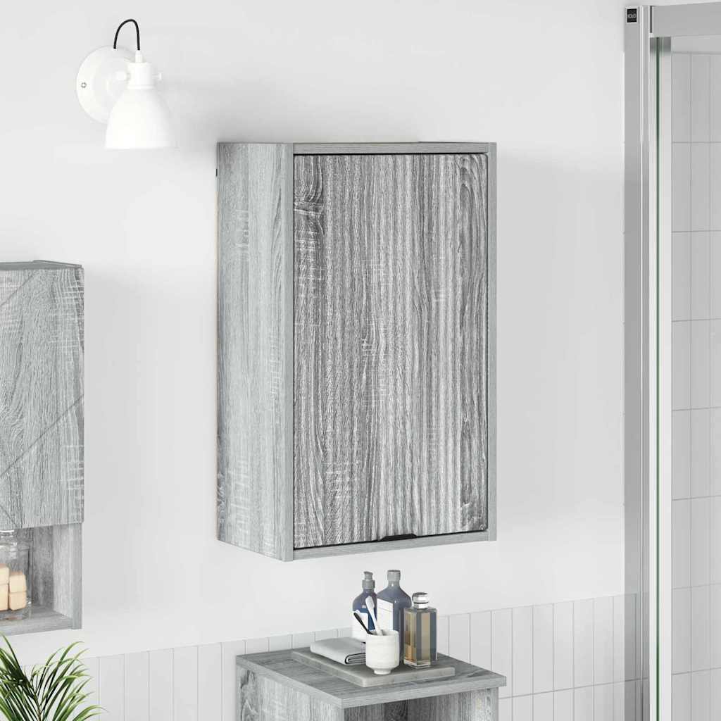 Badezimmer Schrank Grau Sonoma 39 x 23,5 x 65 cm Holzwerkstoff