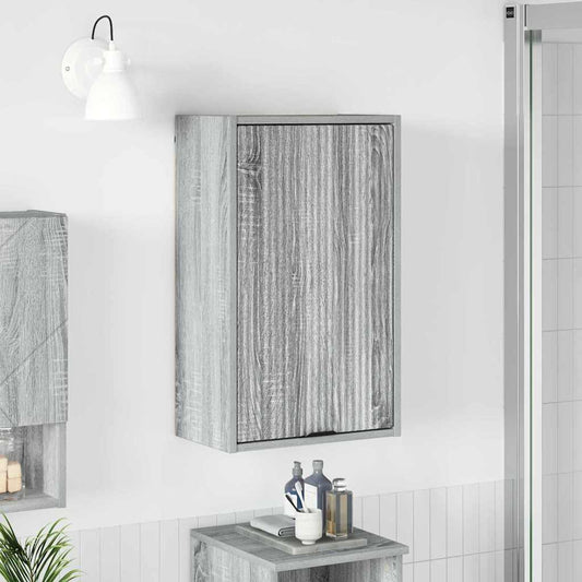 Badezimmer Schrank Grau Sonoma 39 x 23,5 x 65 cm Holzwerkstoff