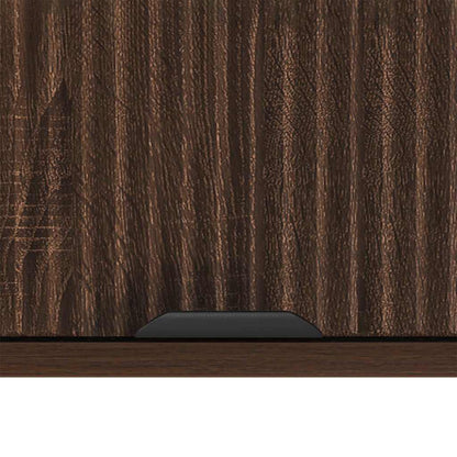 Badezimmer Schrank mit Tür Braun Eichen-Optik 39 x 23,5 x 65 cm