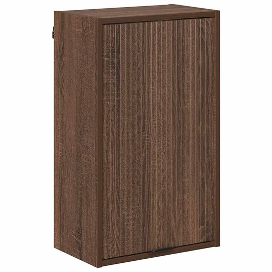 Badezimmer Schrank mit Tür Braun Eichen-Optik 39 x 23,5 x 65 cm