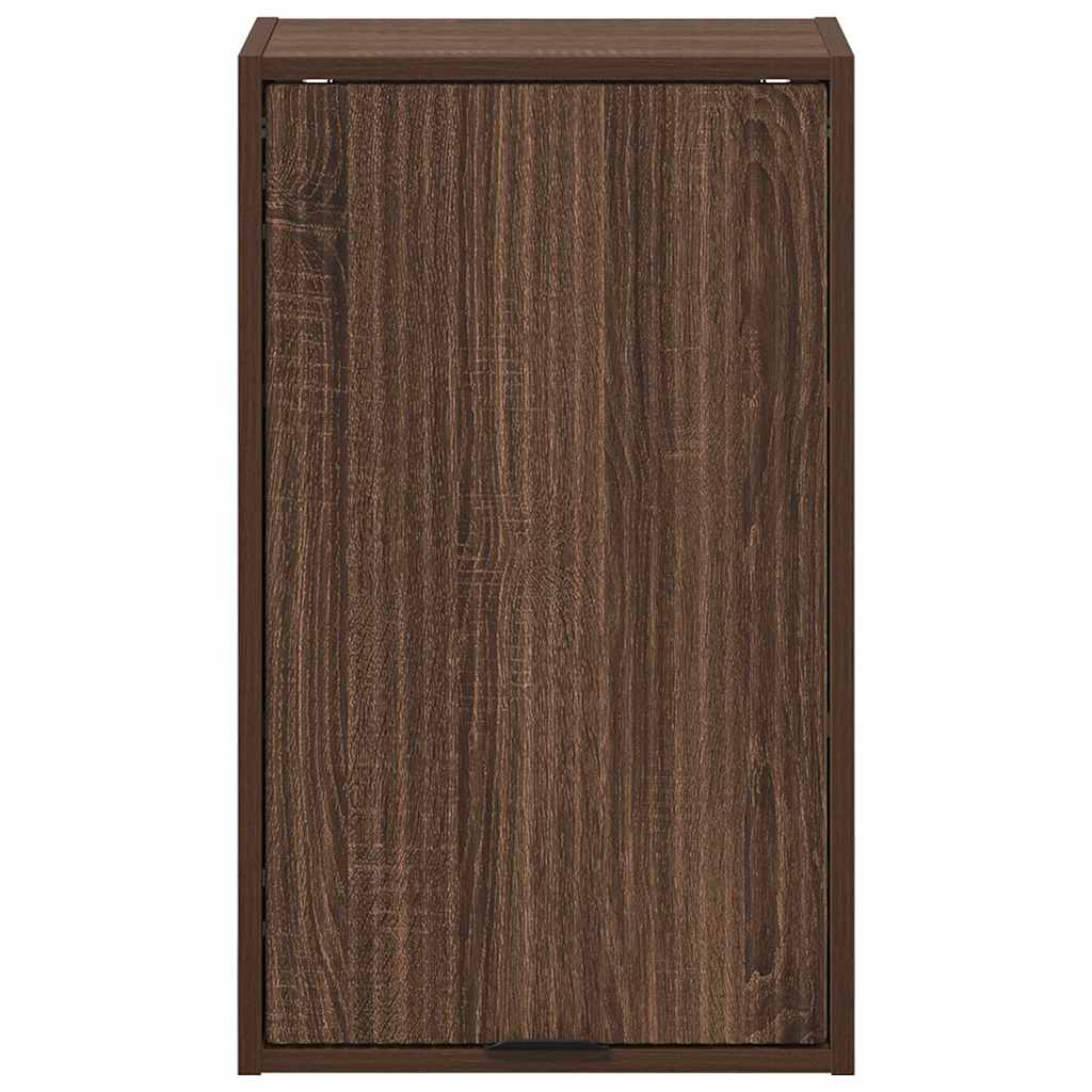 Badezimmer Schrank mit Tür Braun Eichen-Optik 39 x 23,5 x 65 cm