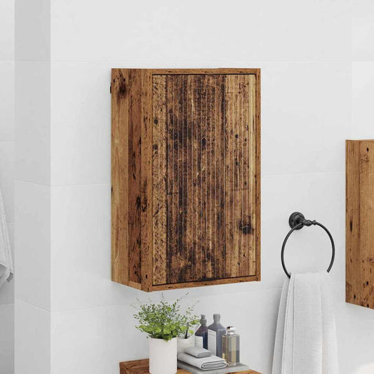 Badezimmer Schrank Altholz 39 x 23,5 x 65 cm Holzwerkstoff