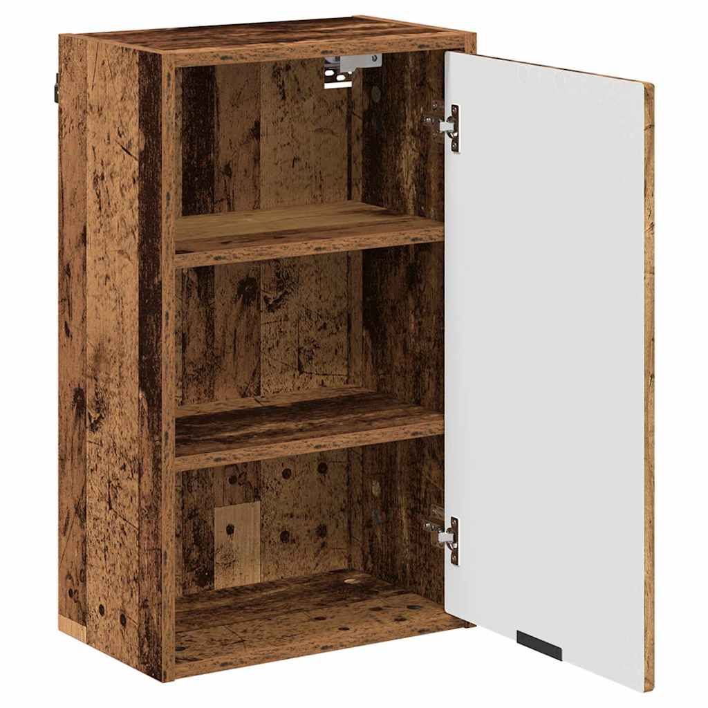 Badezimmerschrank Wandmontiert Altholz 39 x 23,5 x 65 cm