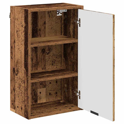 Badezimmerschrank Wandmontiert Altholz 39 x 23,5 x 65 cm