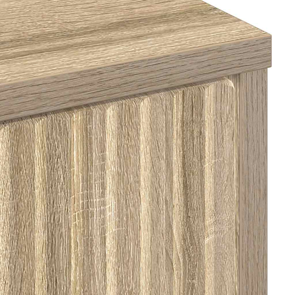 Badezimmer Schrank Sonoma-Eiche 39,5 x 36 x 88 cm Holzwerkstoff