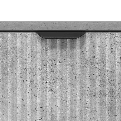 Badezimmer Schrank Betongrau 39,5 x 36 x 88 cm Holzwerkstoff
