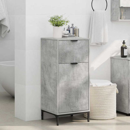 Badezimmer Schrank Betongrau 39,5 x 36 x 88 cm Holzwerkstoff
