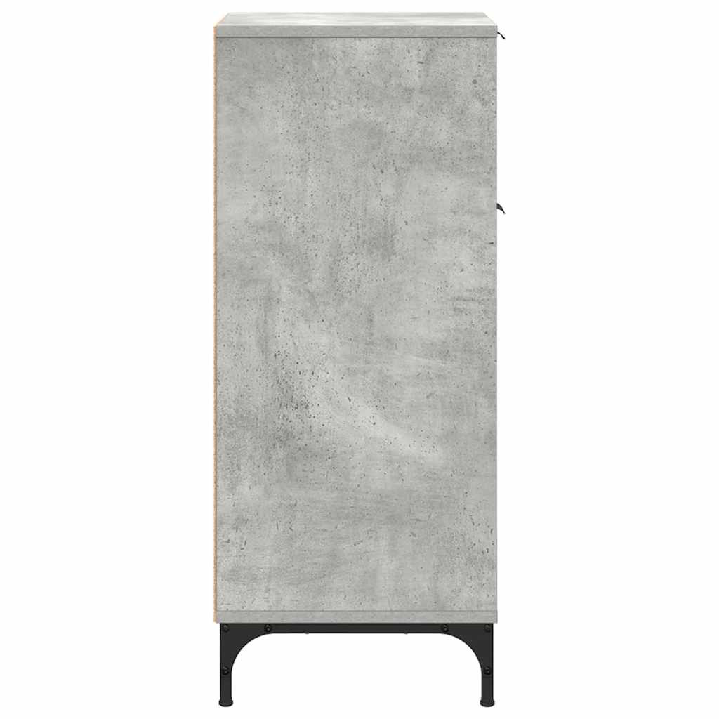 Badezimmer Schrank Betongrau 39,5 x 36 x 88 cm Holzwerkstoff