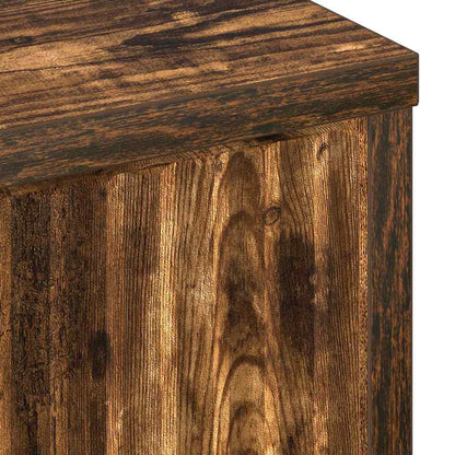 Badezimmer Schrank Räuchereiche 39,5 x 36 x 88 cm Holzwerkstoff