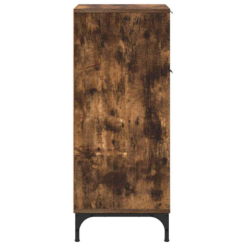 Badezimmer Schrank Räuchereiche 39,5 x 36 x 88 cm Holzwerkstoff