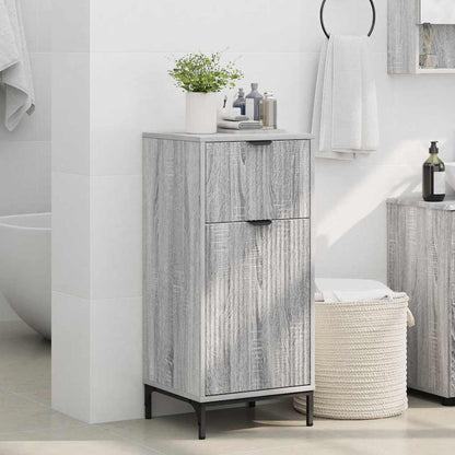 Badezimmer Schrank Grau Sonoma 39,5 x 36 x 88 cm Holzwerkstoff