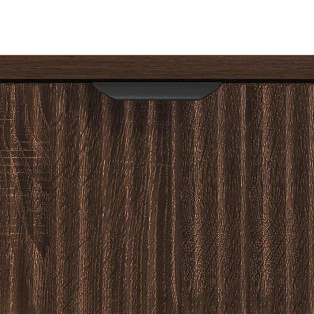 Badezimmer Schrank mit Tür Braun Eichen-Optik 39,5 x 36 x 88 cm
