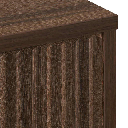 Badezimmer Schrank mit Tür Braun Eichen-Optik 39,5 x 36 x 88 cm