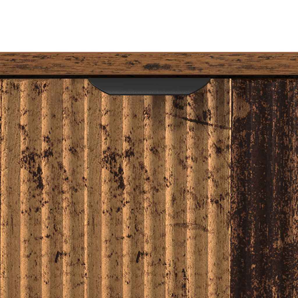 Badezimmer Schrank Altholz 39,5 x 36 x 88 cm Holzwerkstoff