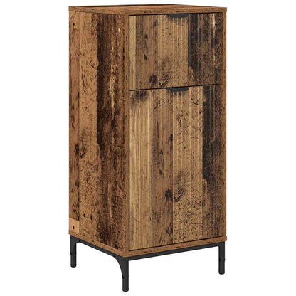 Badezimmer Schrank Altholz 39,5 x 36 x 88 cm Holzwerkstoff
