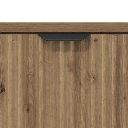 Badezimmer Schrank mit Speicher Artisan-Eiche 39,5 x 36 x 88 cm
