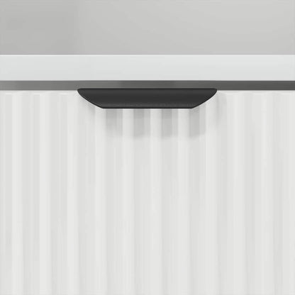 Badezimmerschrank mit Schubladen Weiß 31,5 x 33 x 190 cm