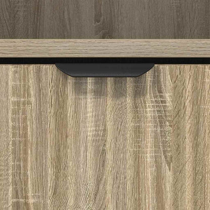 Bad hoher Schrank Sonoma-Eiche 31,5 x 33 x 190 cm Holzwerkstoff