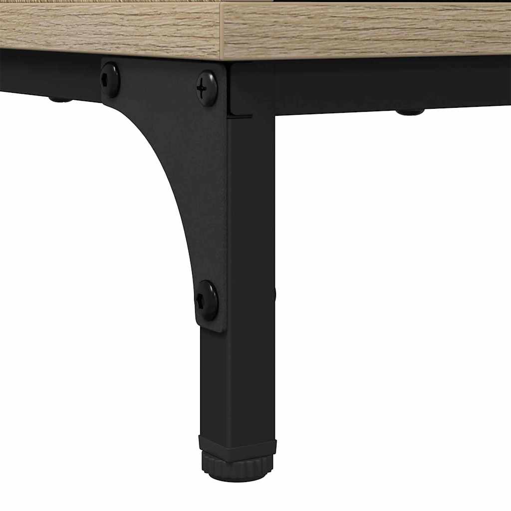 Bad hoher Schrank Sonoma-Eiche 31,5 x 33 x 190 cm Holzwerkstoff