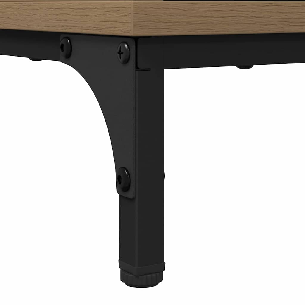 Bad hoher Schrank mit Speicher Artisan-Eiche 31,5 x 33 x 190 cm