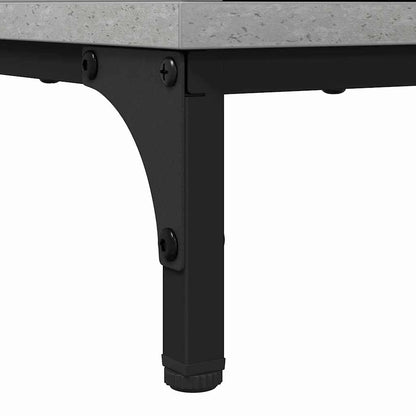 Badezimmer Waschbecken Schrank Betongrau 60,5 x 33,5 x 61 cm