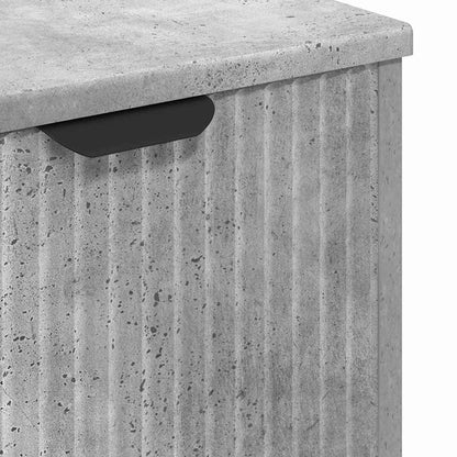Badezimmer Waschbecken Schrank Betongrau 60,5 x 33,5 x 61 cm