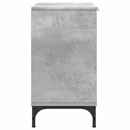 Badezimmer Waschbecken Schrank Betongrau 60,5 x 33,5 x 61 cm