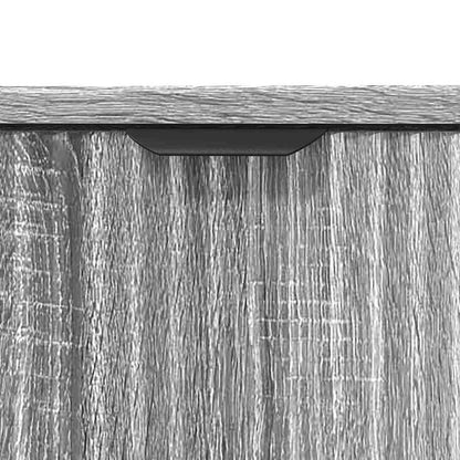 Waschbeckenschrank mit Tür Graues Sonoma 60,5 x 33,5 x 61 cm