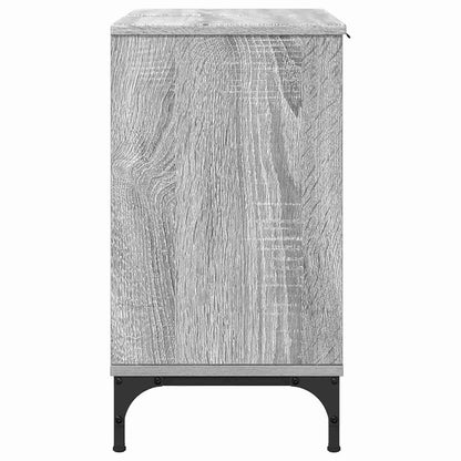 Waschbeckenschrank mit Tür Graues Sonoma 60,5 x 33,5 x 61 cm