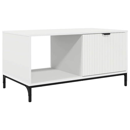 Couchtisch Weiß 90 x 49 x 46 cm Holzwerkstoff