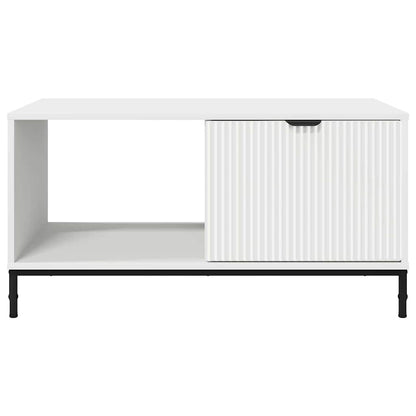 Couchtisch Weiß 90 x 49 x 46 cm Holzwerkstoff