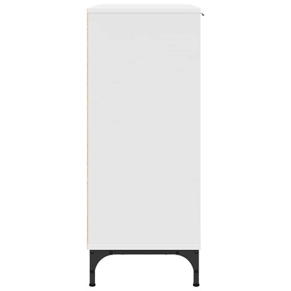 Sideboard mit Schubladen Weiß 89,5 x 33 x 82 cm Holzwerkstoff