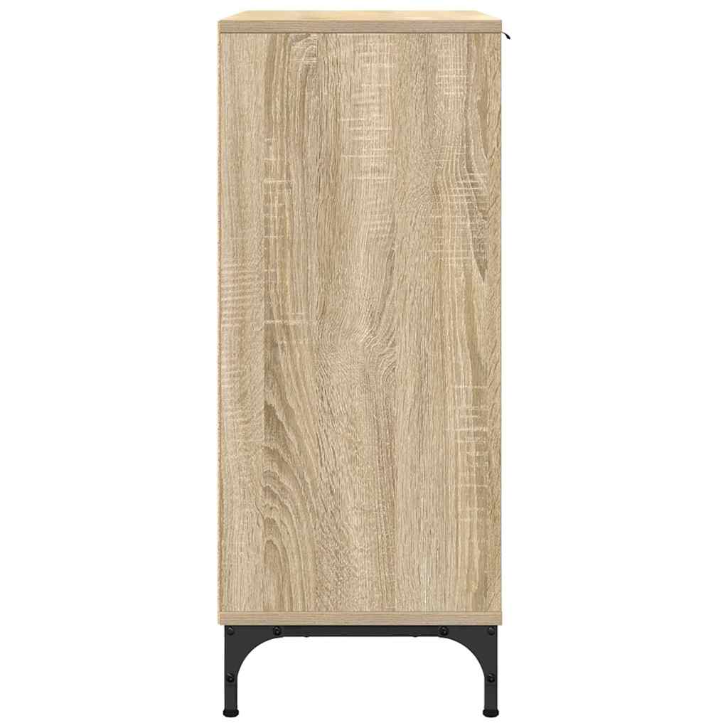 Sideboard Sonoma-Eiche 89,5 x 33 x 82 cm Holzwerkstoff