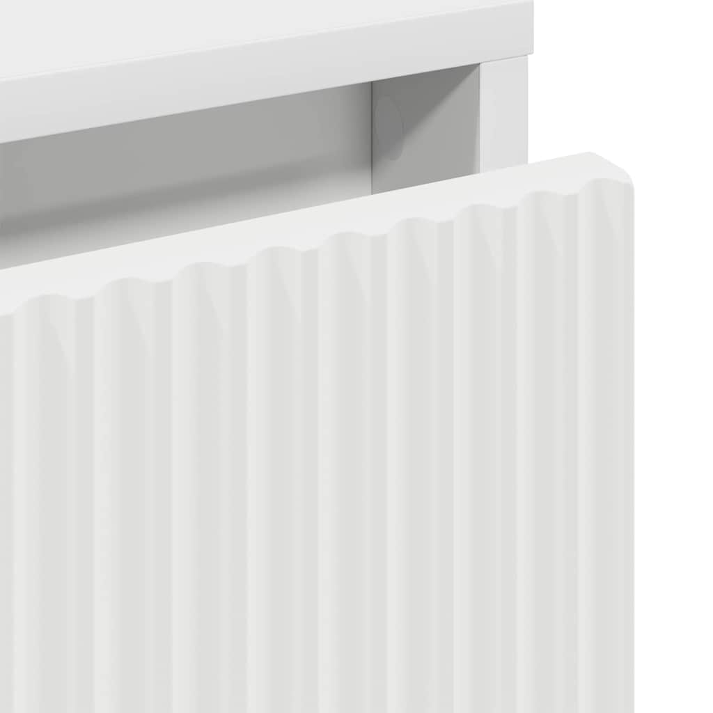 Nachttisch mit Schubladen Weiß 63,5 x 36 x 61 cm Holzwerkstoff