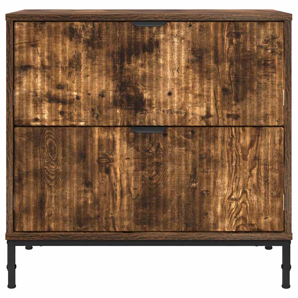 Nachttisch Räuchereiche 63,5 x 36 x 61 cm Holzwerkstoff