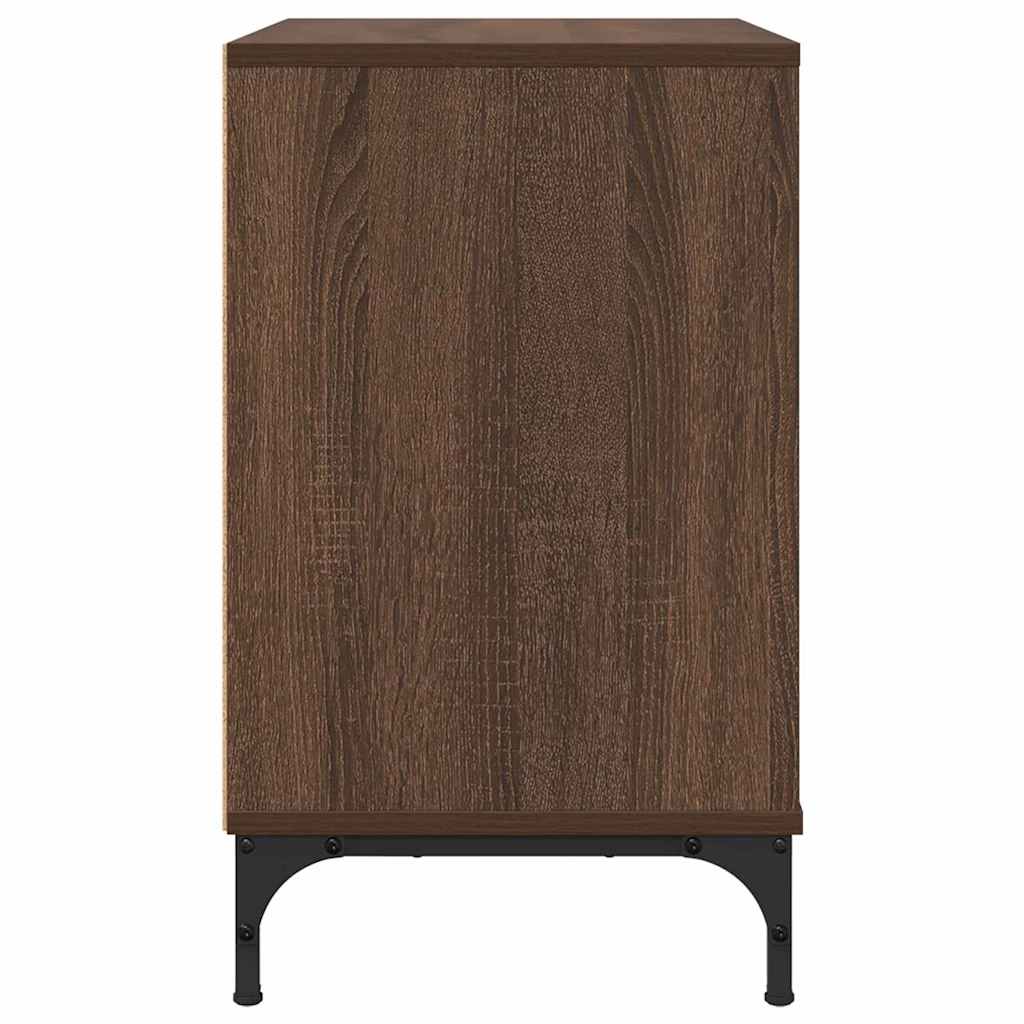Nachttisch Braun Eichen-Optik 63,5 x 36 x 61 cm Holzwerkstoff
