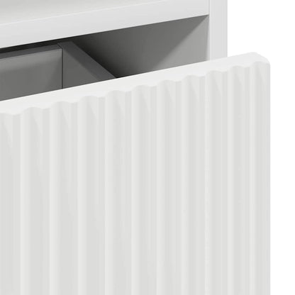 Nachttische 2 pcs Weiß 49 x 36 x 61 cm Holzwerkstoff