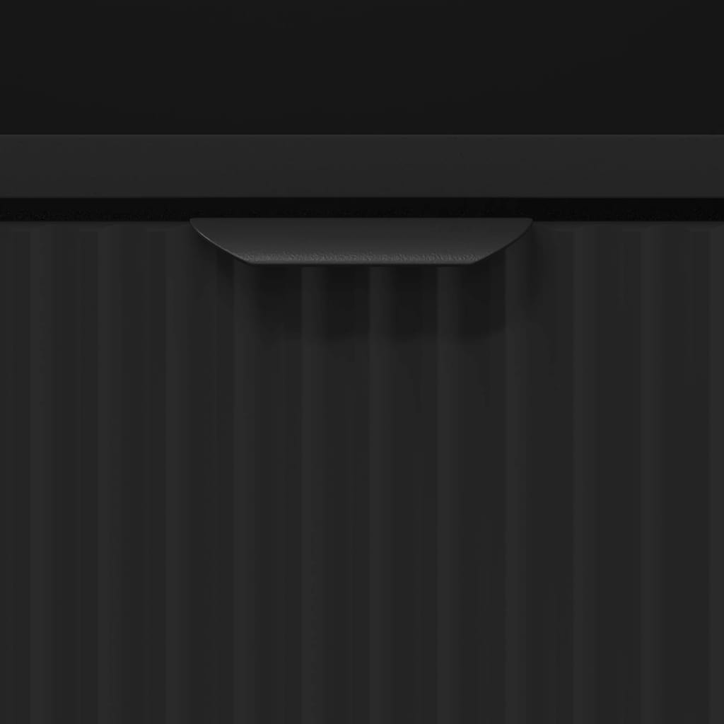 Nachttische 2 pcs Schwarz 49 x 36 x 61 cm Holzwerkstoff